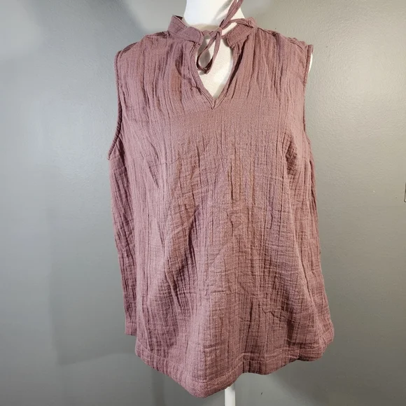 Columbia Size Large Dusty Rose Sleeveless Top - Picture 1 of 10